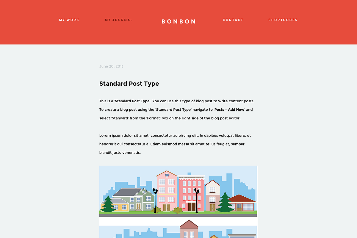 Bonbon WordPress Theme, a WordPress Template by ThemeJug (Photo 2 of 3)