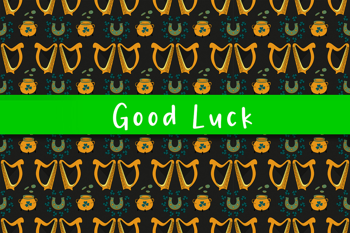 St. Patrick's Day jpeg/png seamless, a Pattern Graphic by Big Squirrel (Photo 3 of 9)