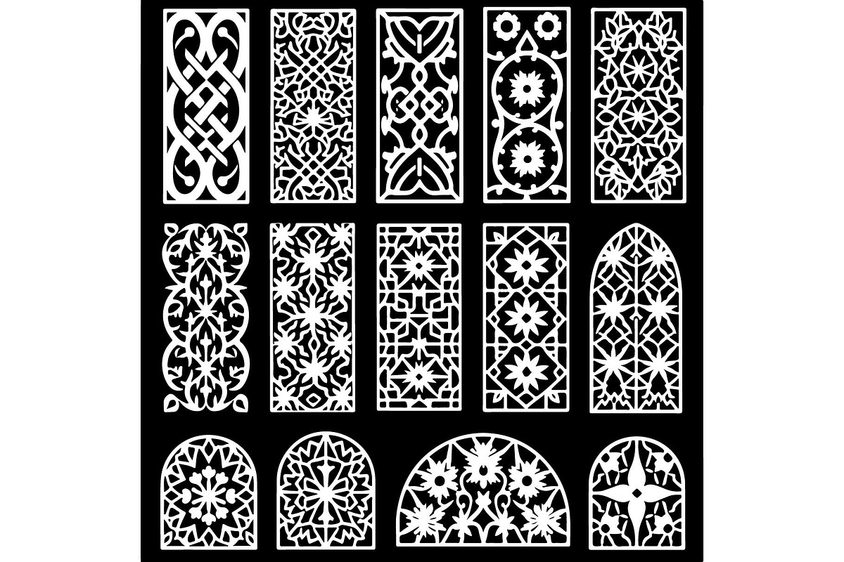 Ornamental Panel SVG Bundle, an Object Graphic by Creativeshirt (Photo 10 of 13)