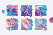 Vibrant Instagram Posts and Stories, a Texture Graphic by Polar Vectors (Thumbnail 6 of 14)