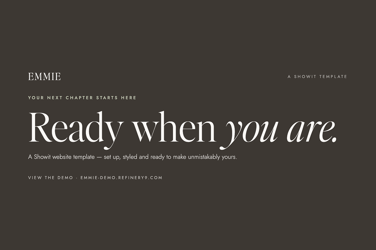 EMMIE | Showit Template, a HTML Template by Refinery Nine Co. (Photo 8 of 8)