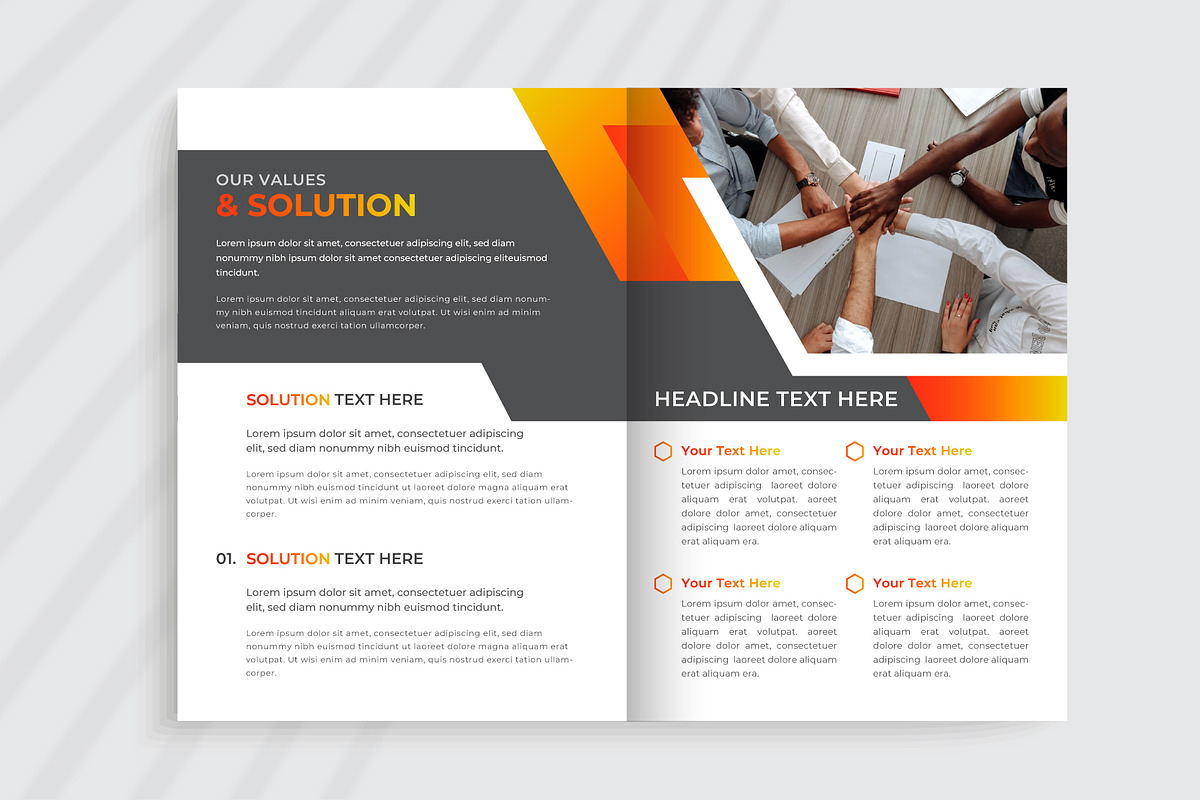 Corporate Annual Report, a Brochure Template by pixelcreatx (Photo 4 of 6)
