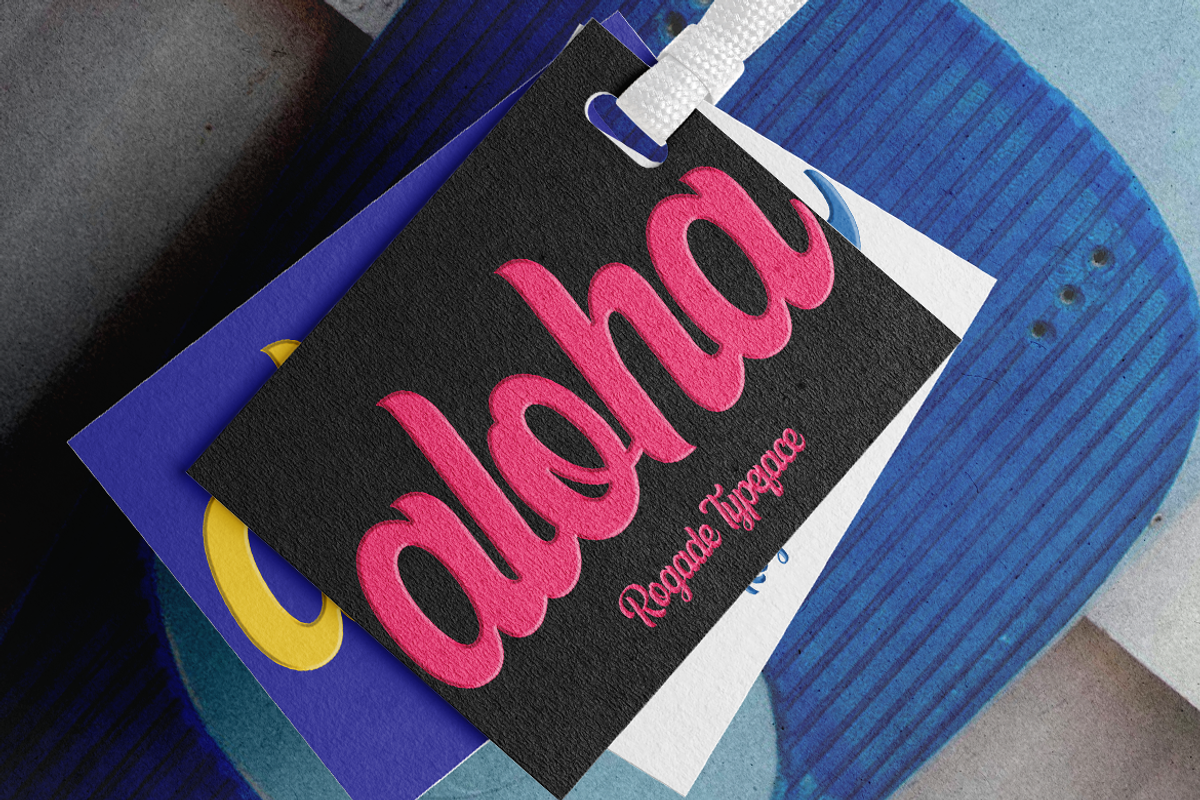 CF Rogade - Retro Groovy Script, a Script Font by Indotype Foundry (Photo 9 of 10)