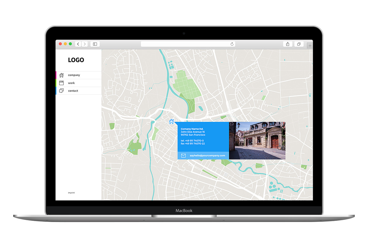 Portfolio website, a Websites & App Template by AndreasGalster (Photo 6 of 6)