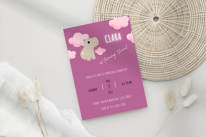 Capybara Kids Birthday Invitation