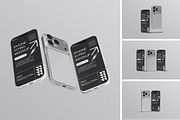 Iphone 17 Pro Mockup, an iPhone Mockup by Afif_studio (Thumbnail 1 of 5)