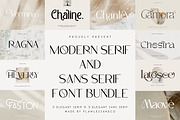 Modern Serif & Sans Serif Bundle, a Serif Font by Flawless And Co (Thumbnail 1 of 12)