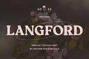 SS Langford - Display Vintage Font, a Serif Font by Typocracy Studio (Thumbnail 1 of 12)