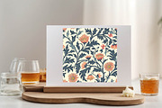 Vintage William Morris Style Floral, a Pattern Graphic by SVGArt (Thumbnail 5 of 9)