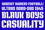 Blukat – Stencil Display Font, a Sans Serif Font by Griyo Type (Thumbnail 4 of 10)