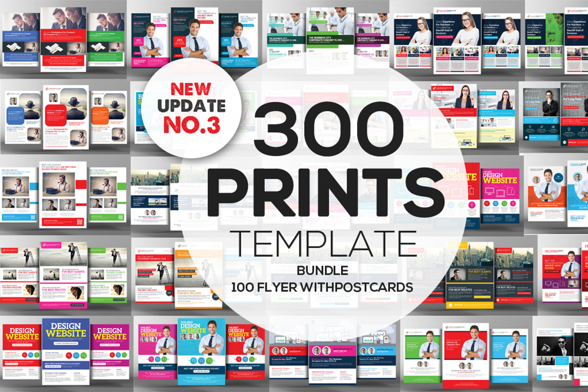 350+ Print Templates Bundle, a Flyer Template by graphicforest (Photo 44 of 44)