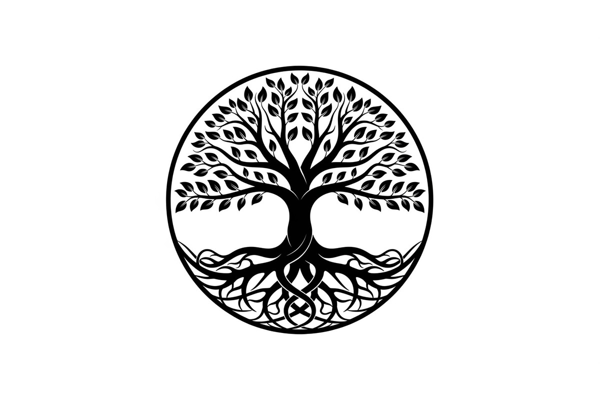 Tree of Life Circle SVG Bundle, an Illustration by Gfx_Store (Photo 35 of 50)