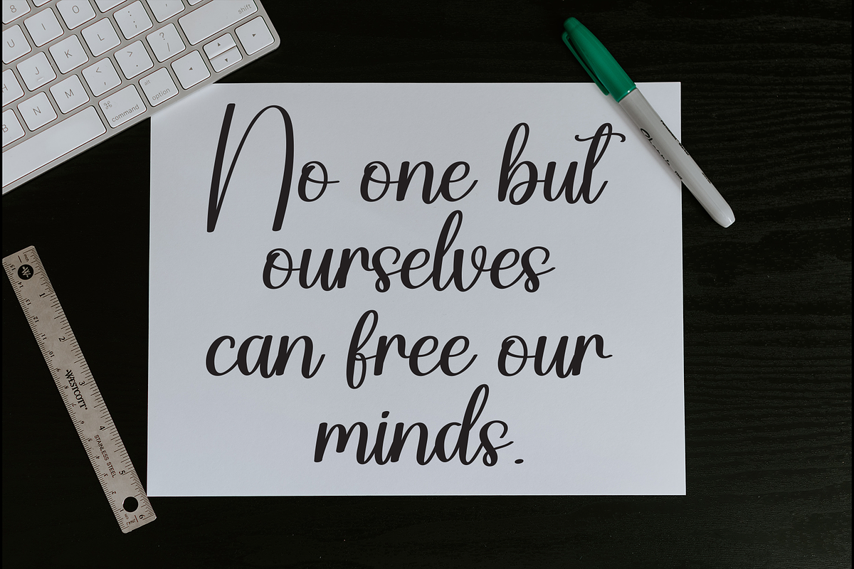 Sadnight | Script Font, a Handwritten Font by Scratchones (Photo 5 of 8)