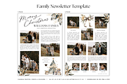 Christmas Newsletter Canva Template, a Stationery Template by SarenkaDesignShop (Thumbnail 2 of 5)