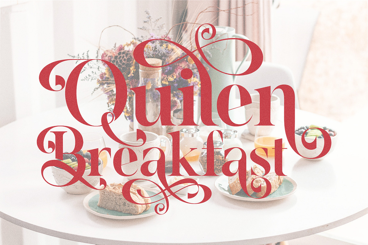Hubein Kamaru Elegant Ligature Font, a Serif Font by Graphicxell (Photo 19 of 22)