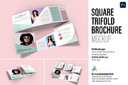 Square Trifold Brochure Mockup, a Books & Magazine Mockup by Illusiongraphic (Thumbnail 1 of 28)