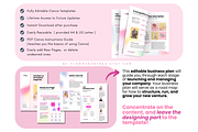 Editable Online Business Plan, a Print Template by PlannersByBee (Thumbnail 3 of 3)
