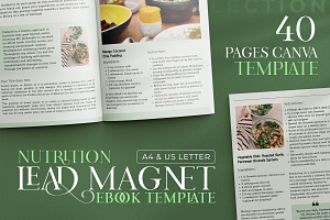 Nutrition Ebook Lead Magnet Template, a Social Media Template by Snapybiz