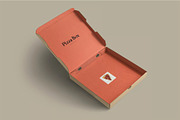 Pizza Box mockup - Luxury Edition, a Packaging Mockup by megostudi0 (Thumbnail 2 of 8)