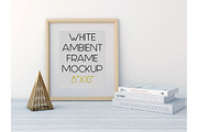 White Ambient Frame Mockup, a Print Template by desgiant (Thumbnail 2 of 2)