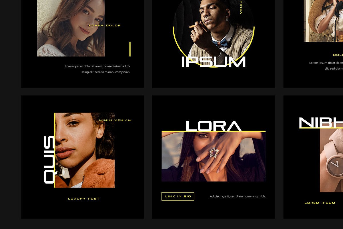 Futuristic Instagram Post Templates