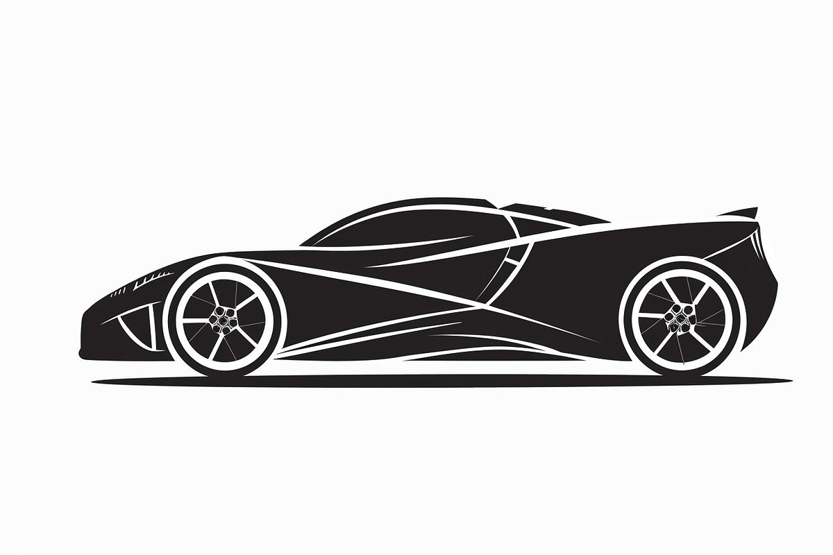 Black Sport Car Silhouette, an Illustration by BIPLOB EXPERT (Photo 6 of 13)