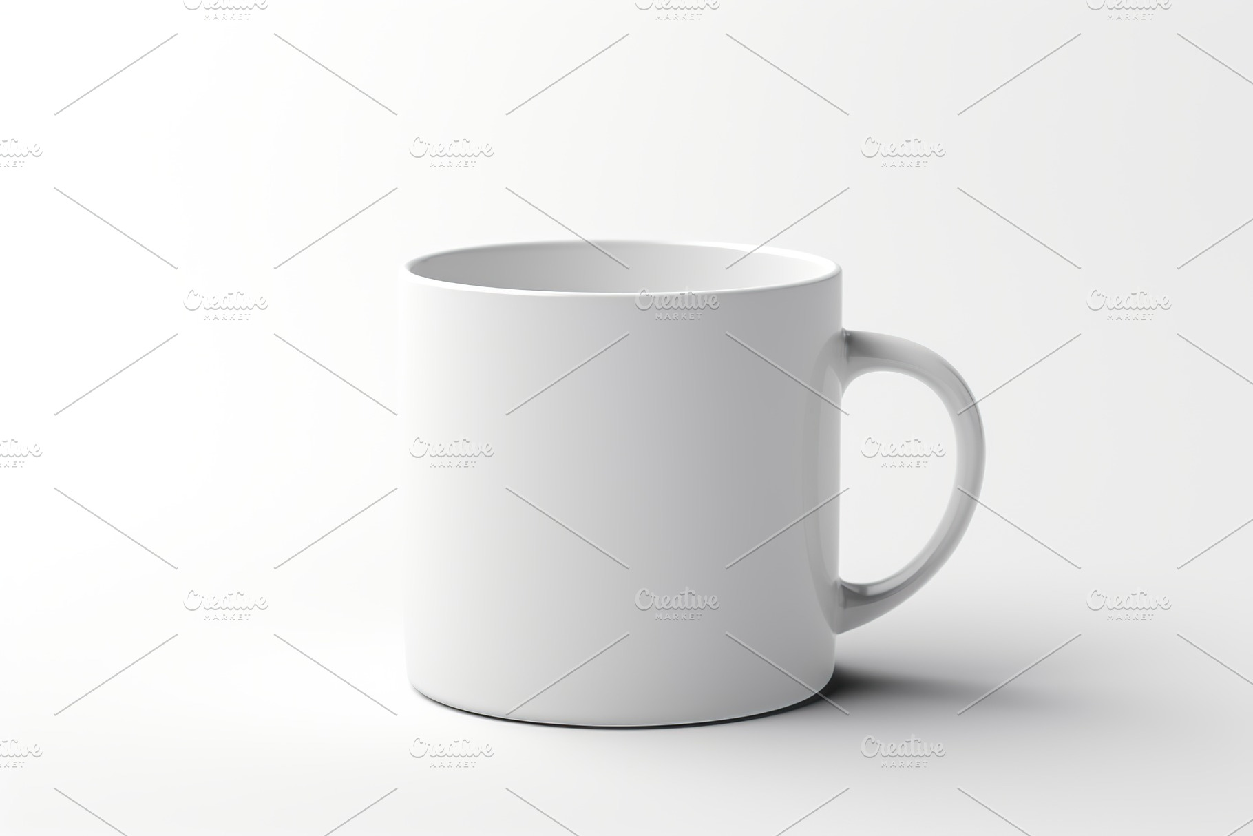 Blank cup on white background, a Food & Drink Photo by AlyaAnd