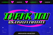 Seristic Y2K Display Typeface, a Font by graphicook (Thumbnail 16 of 16)