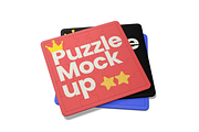 Kids Puzzle Mockup set, a Merchandise Mockup by DSNA Mockup (Thumbnail 2 of 3)