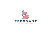 Pregnant icon template illustration, a Branding & Logo Template by Dyn Studio (Thumbnail 1 of 2)