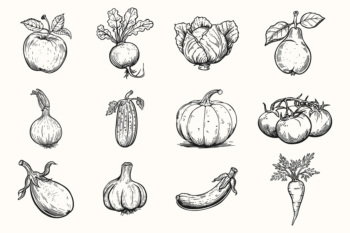 Farm life illustration set, an Object Graphic by NatalieArtShop (Photo 6 of 10)