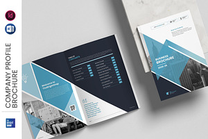 Company Profile Brochure Word, a Brochure Template by TheBrightGrap