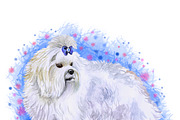Watercolor Dogs Mega Big Bundle, an Illustration by Dneprstock (Thumbnail 44 of 60)