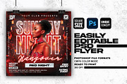 Sunday Night PSD Party Flyer, a Flyer Template by Shajib Shikder (Thumbnail 1 of 2)