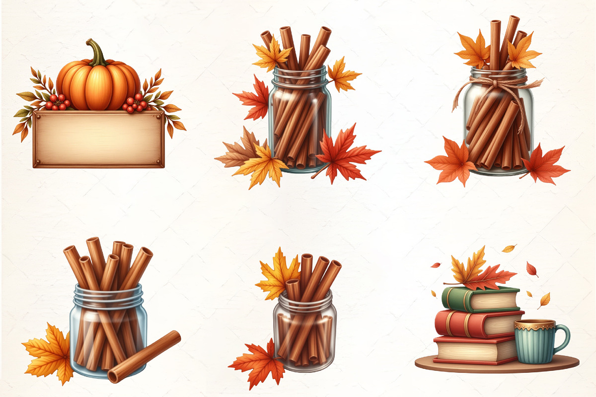 Autumn Photography Clipart, an Illustration by CrexoraLab (Photo 3 of 5)