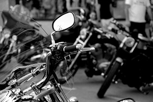 Motorbikes stock picture