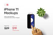 iPhone Mockups Pack, an iPhone Mockup by Mr.Mockup™ (Thumbnail 2 of 13)