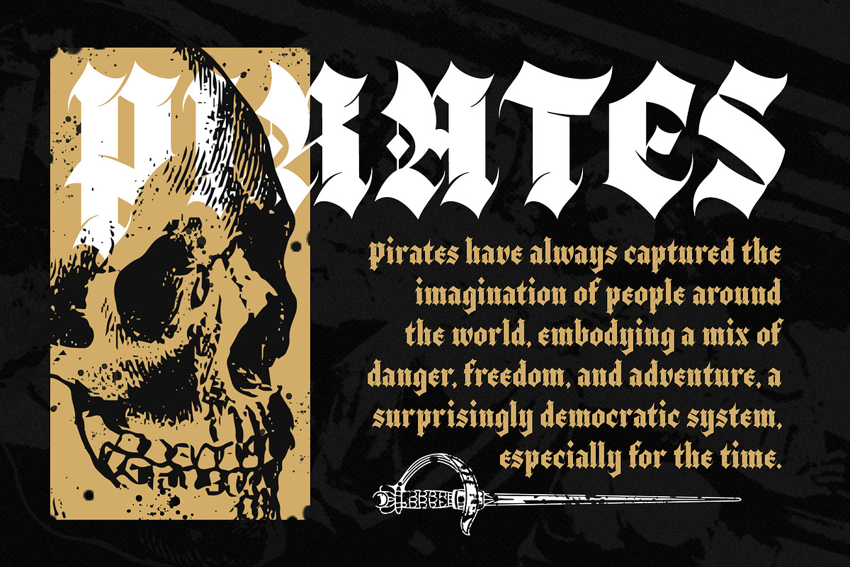 Black Webs - Gothic Blackletter Font, a Blackletter Font by Typia Nesia (Photo 7 of 16)