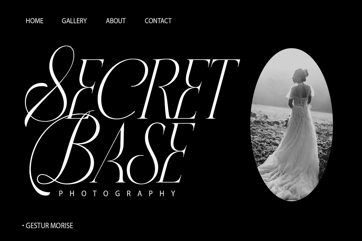 Gestur Morise, a Serif Font by INKSUN™ (Photo 2 of 9)