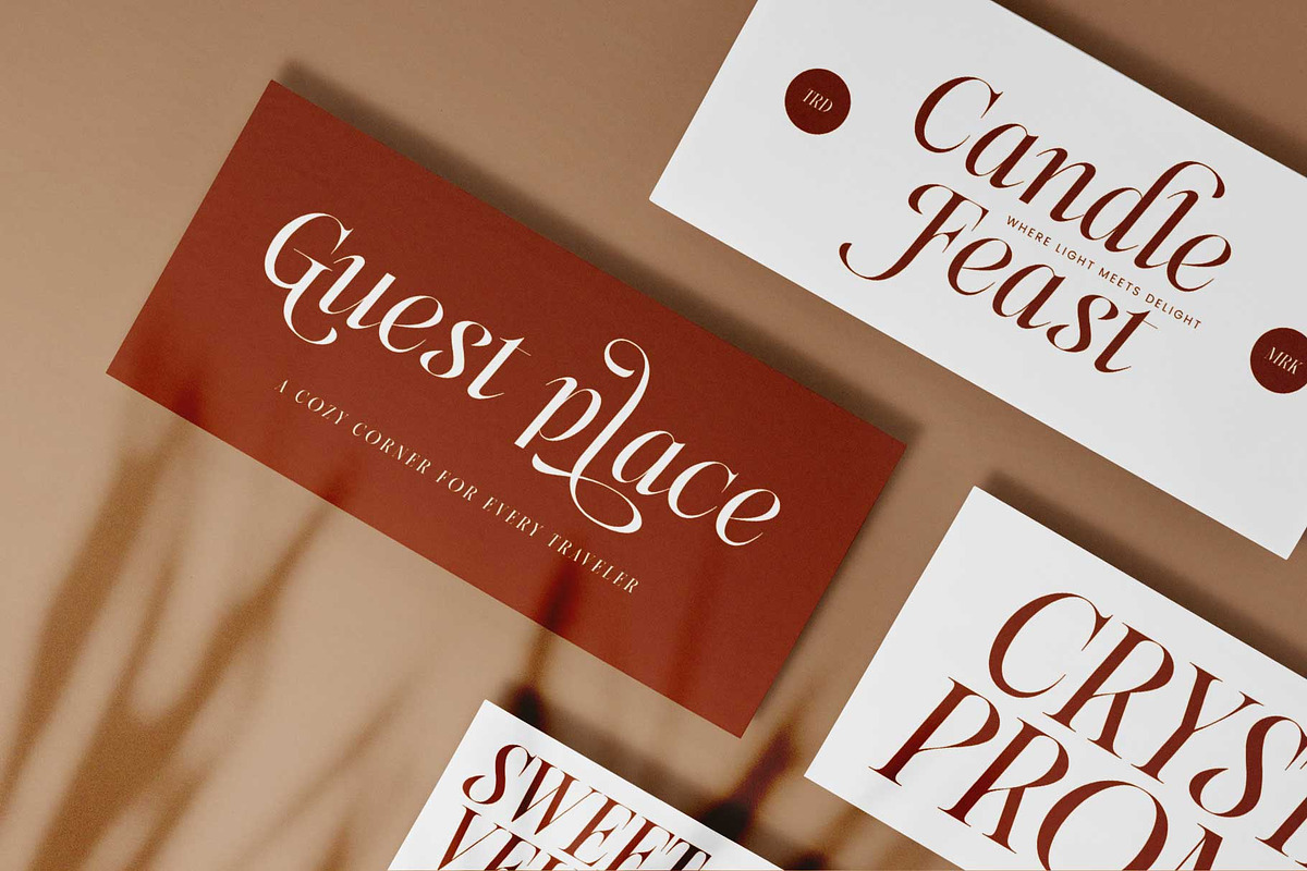 Rathina - Casual Italic, a Serif Font by Novitype (Photo 4 of 13)