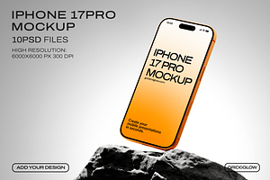 iPhone 17 Pro Mockup Set