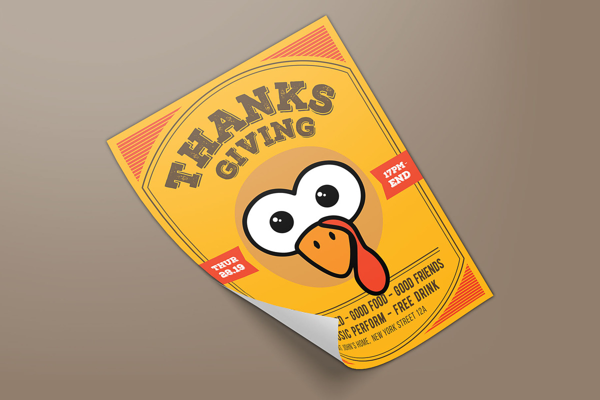Thanksgiving Flyer, a Flyer Template by Graphr (Photo 2 of 3)