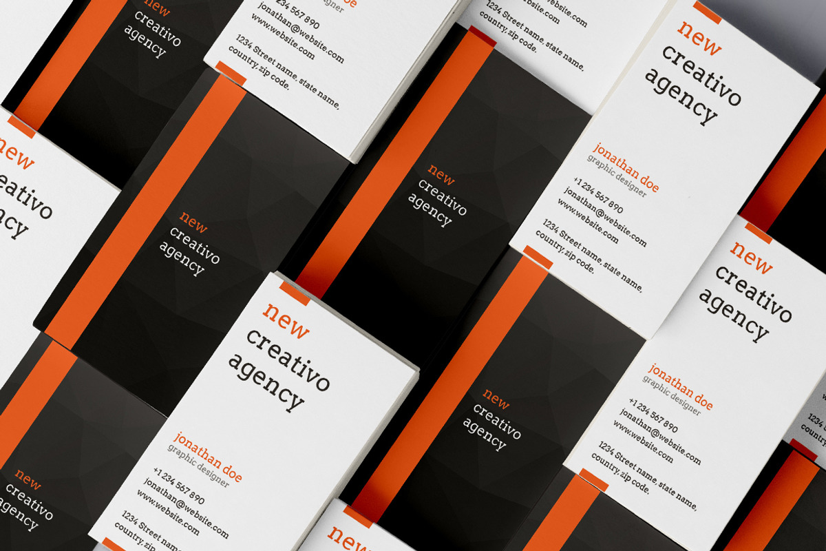 100 Modern Business Card Bundle, a Business Card Template by GraphicsEgg (Photo 84 of 102)