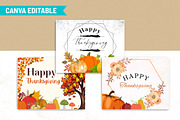 Editable Printable Thanksgiving Card, a Print Template by Snapybiz (Thumbnail 3 of 10)