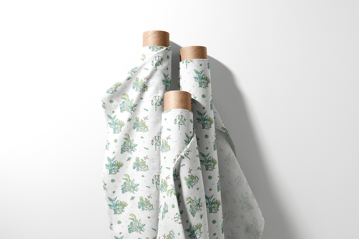 Cute Jungle Animal Pattern Bundle, a Pattern Graphic by StudioGlouna (Photo 4 of 9)