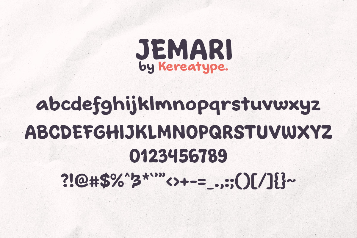 Jemari – Modern Playful Handwritten, a Handwritten Font by Kereatype (Photo 10 of 12)