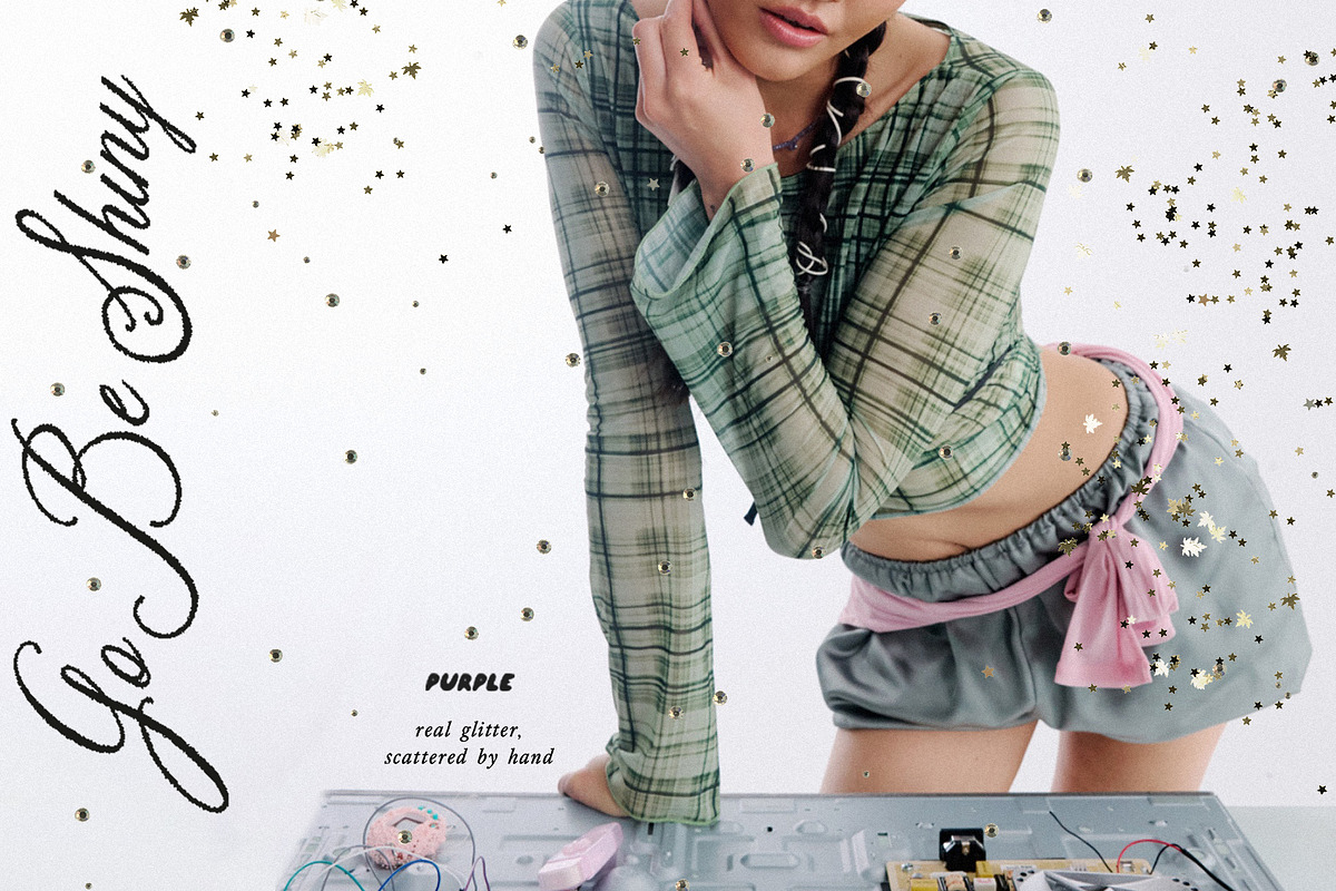 Go Be Shiny: Moody Glitter, a Texture Graphic by Purple (Photo 8 of 11)