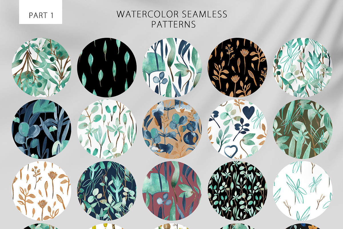 Botanical patterns, a Pattern Graphic by Design X0 (Photo 2 of 11)