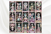 Gothic Pink Tarot Cards Deck, an Object Illustration by Mugio (Thumbnail 2 of 6)