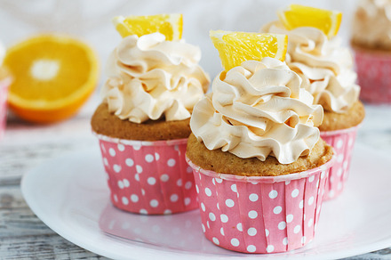 Vanilla cupcakes stock photo containing cake and food, a Food & Drink Photo by AksanaYasi